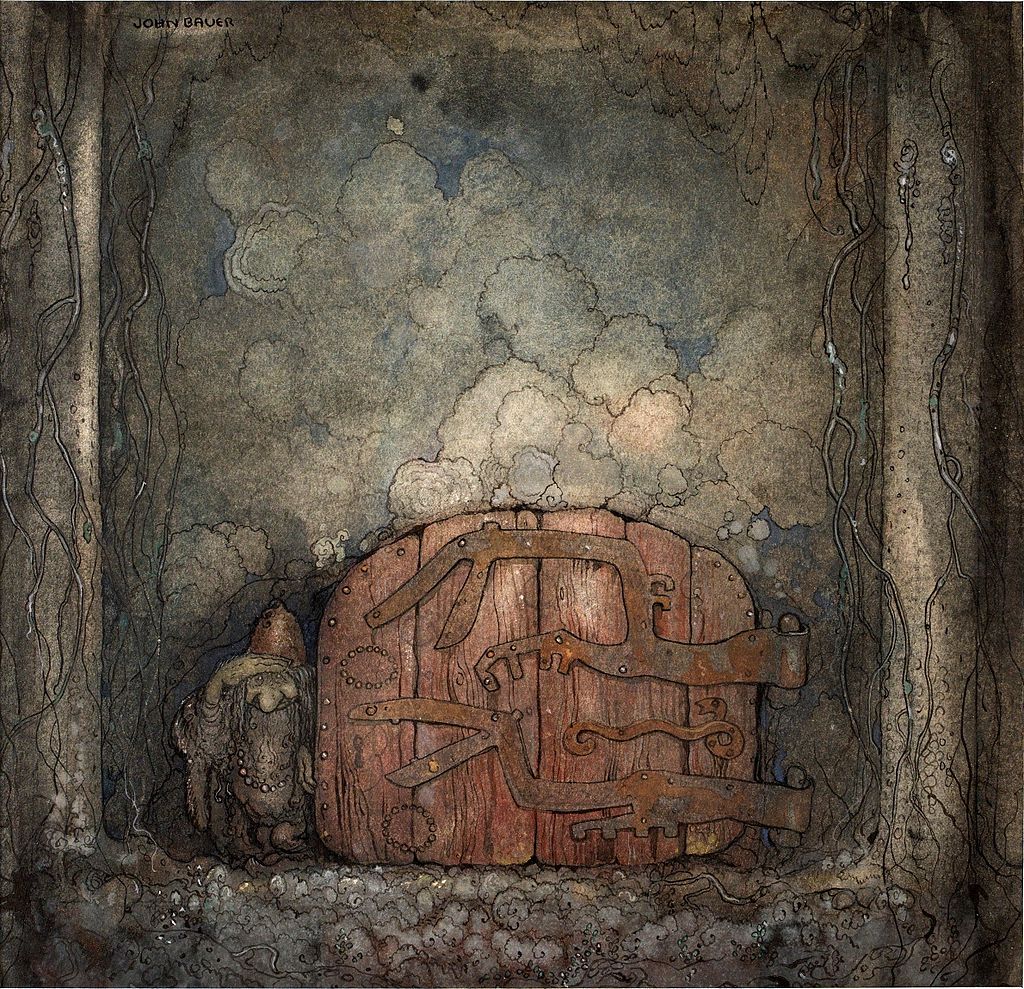 Йон БауэрBergaporten_by_John_Bauer_1918.jpg