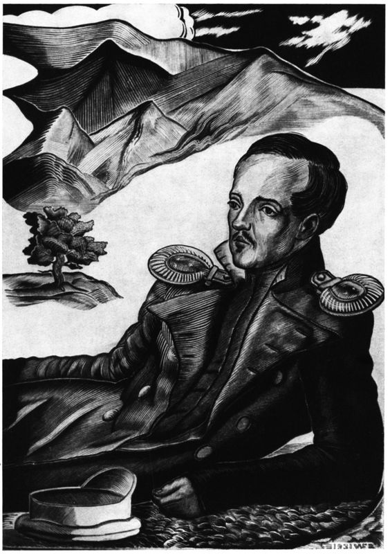 Фаворский В_А_ Лермонтов_ Гравюра на дереве_ 1931.jpg