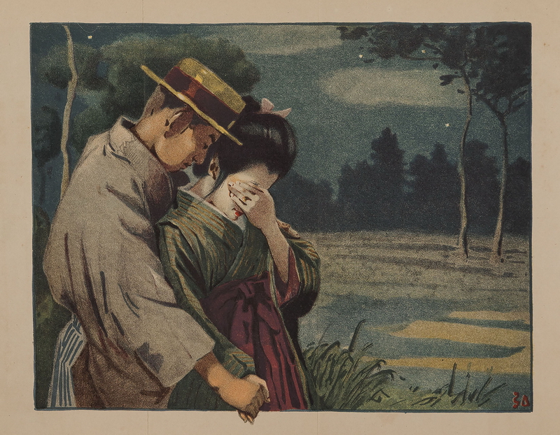 Фронтиспис книги Косуги Тэнгая Адский ветер любви (1904).jpg