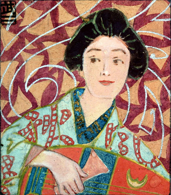 Фудзисима Ткэдзи.Три музыкальных звучания.Бива (1901 - 1905).jpg