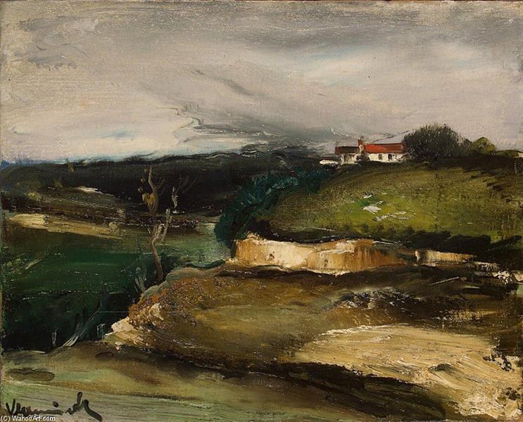 вламинкmaurice-de-vlaminck-landscape-with-a-house-on-the-hill.JPG!Large.JPG