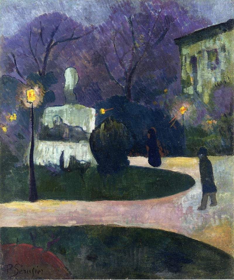 серюзье 1891 square-with-street-lamp-1891.jpg