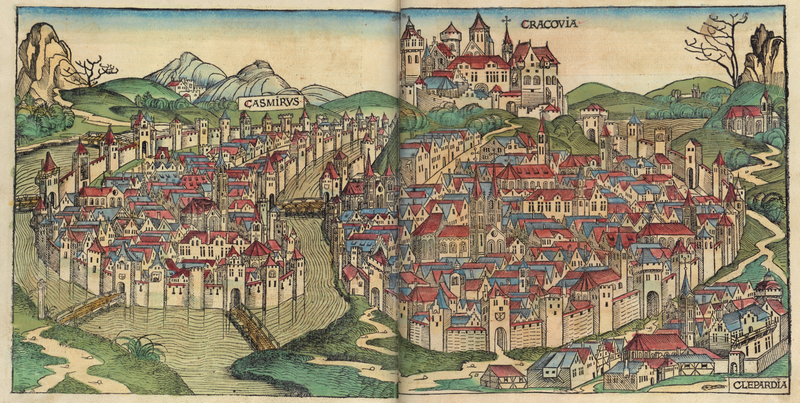 шедель кон 15 в краков800px-Nuremberg_chronicles_-_CRACOVIA.png