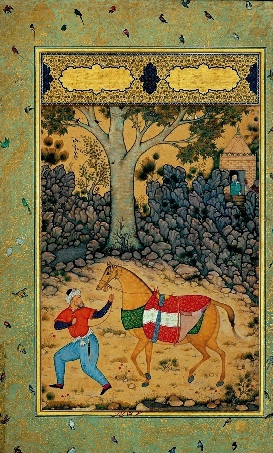 123_Abd_as-Samad._Horse_and_Groom._1557._Tehran,_Goulistan_Palace (1).jpg