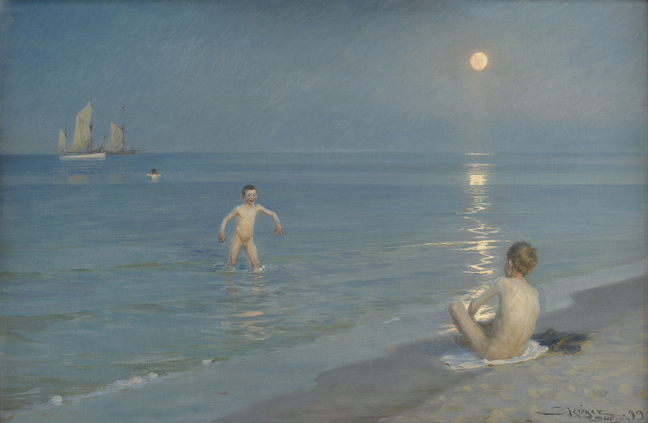 1280px-Badende_drenge_en_sommeraften_ved_Skagens_strand_(1899_painting).jpg