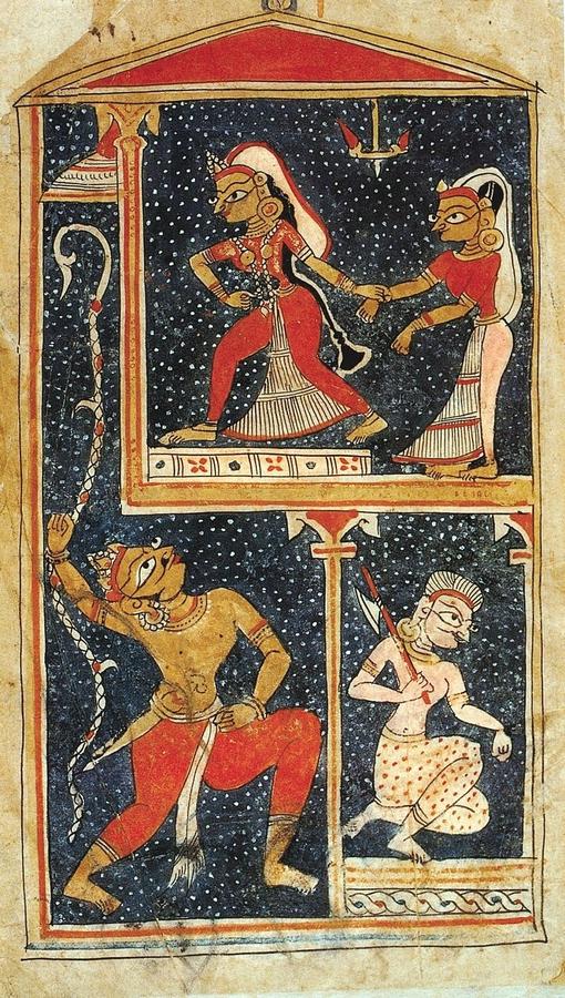 15d -4_The_Heroin_Elopes._Laur_Chanda_(or_Chandayana)_1450-75_.jpg