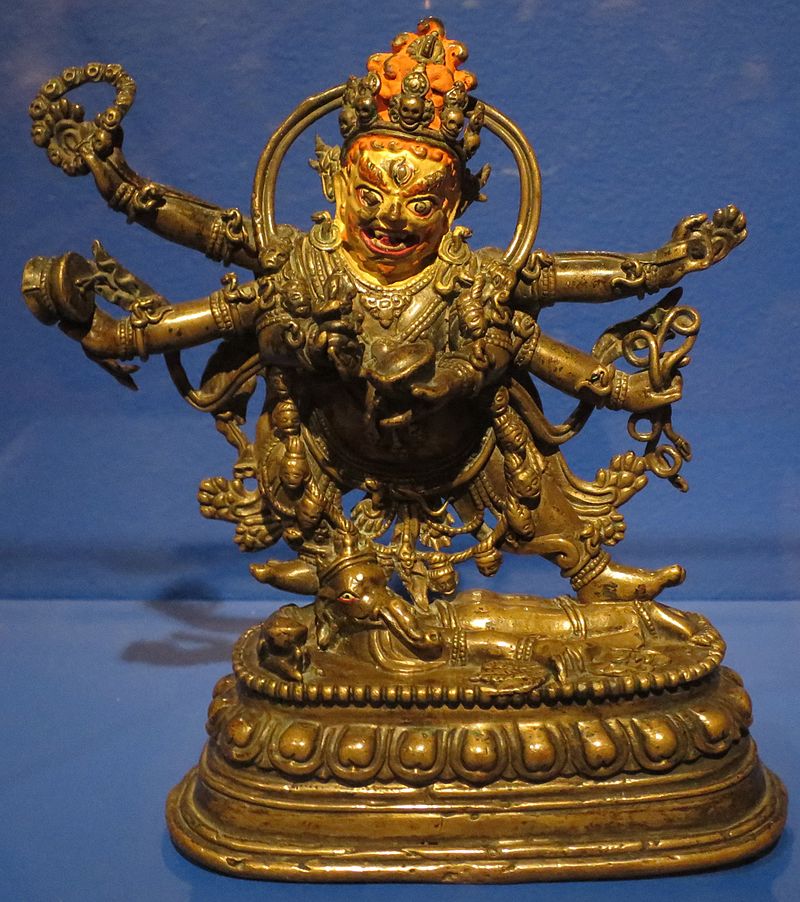 15'Mahakala'_from_Tibet,_15th_century,_bronze_with_pigment,_Norton_Simon_Museum.JPG