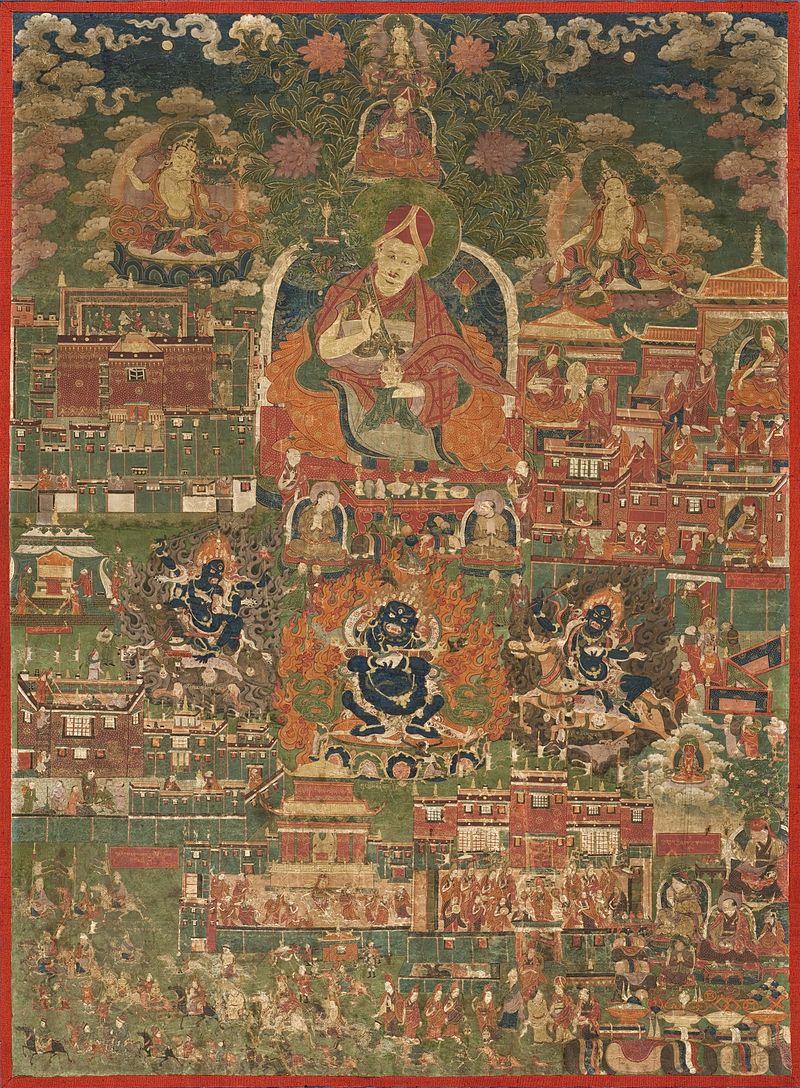 1700Kunga_Tashi_and_Incidents_from_His_Life_(Abbot_of_Sakya_Monastery,_1688-1711)_.jpg