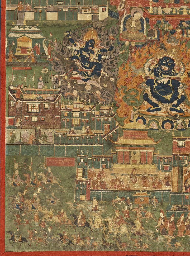 1700Kunga_Tashi_and_Incidents_from_His_Life_(Abbot_of_Sakya_Monastery,_1688-1711).jpg
