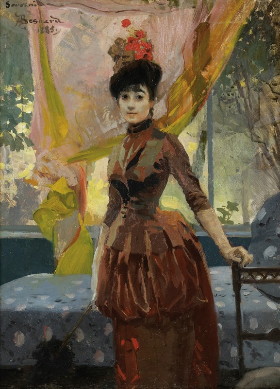1885_Женский портрет (Portrait de femme)_68.6 х 50.8_х.,м._Часптное собрание.jpg