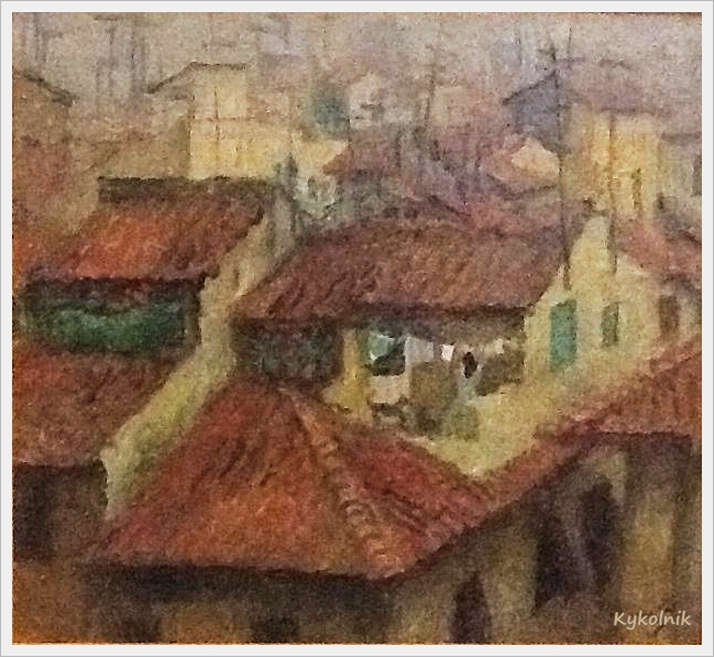 1975 Яблонская Татьяна Ниловна (Россия-Украина, 1917-2005)  «Крыши» 1975.jpg