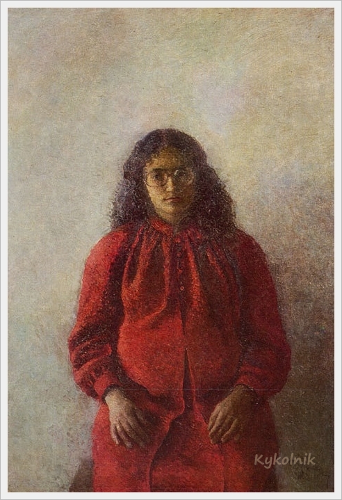 1982 Яблонская Татьяна Ниловна (Россия-Украина, 1917-2005)  «Гаянэ ждет» 1982 (1).jpg