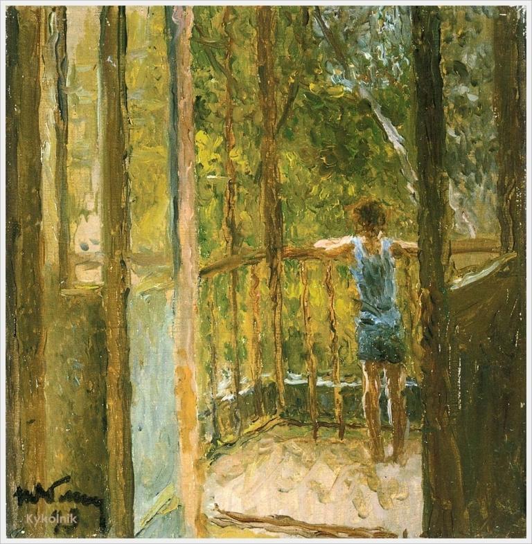 1993 Яблонская Татьяна Ниловна (Россия-Украина, 1917-2005)  «Мальчик на балконе» 1993.jpg