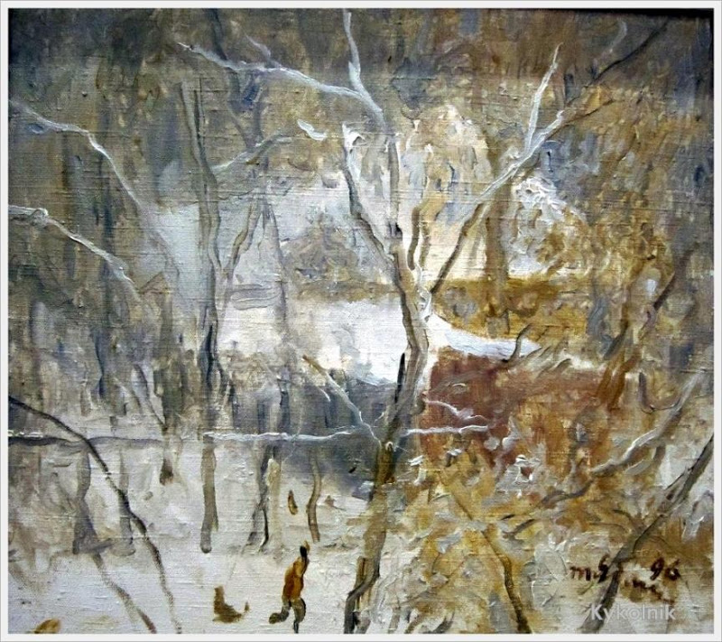 1996 Яблонская Татьяна Ниловна (Россия-Украина, 1917-2005)  «Зима» 1996.jpg