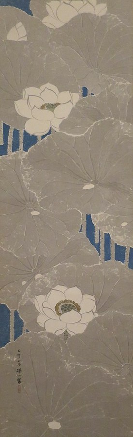 320px-'White_Lotus'_by_Hirai_Baisen,_Taishô_period,_1915.jpg