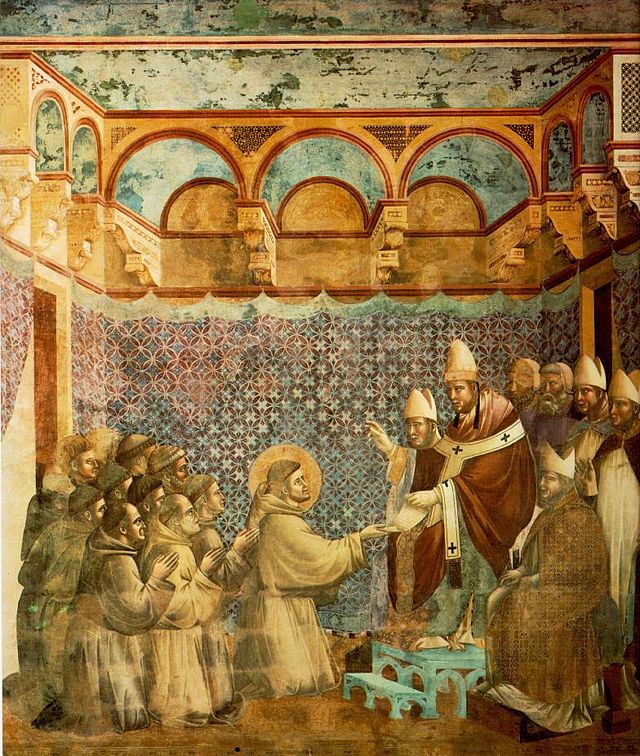 640px-Giotto_-_Legend_of_St_Francis_-_-07-_-_Confirmation_of_the_Rule.jpg