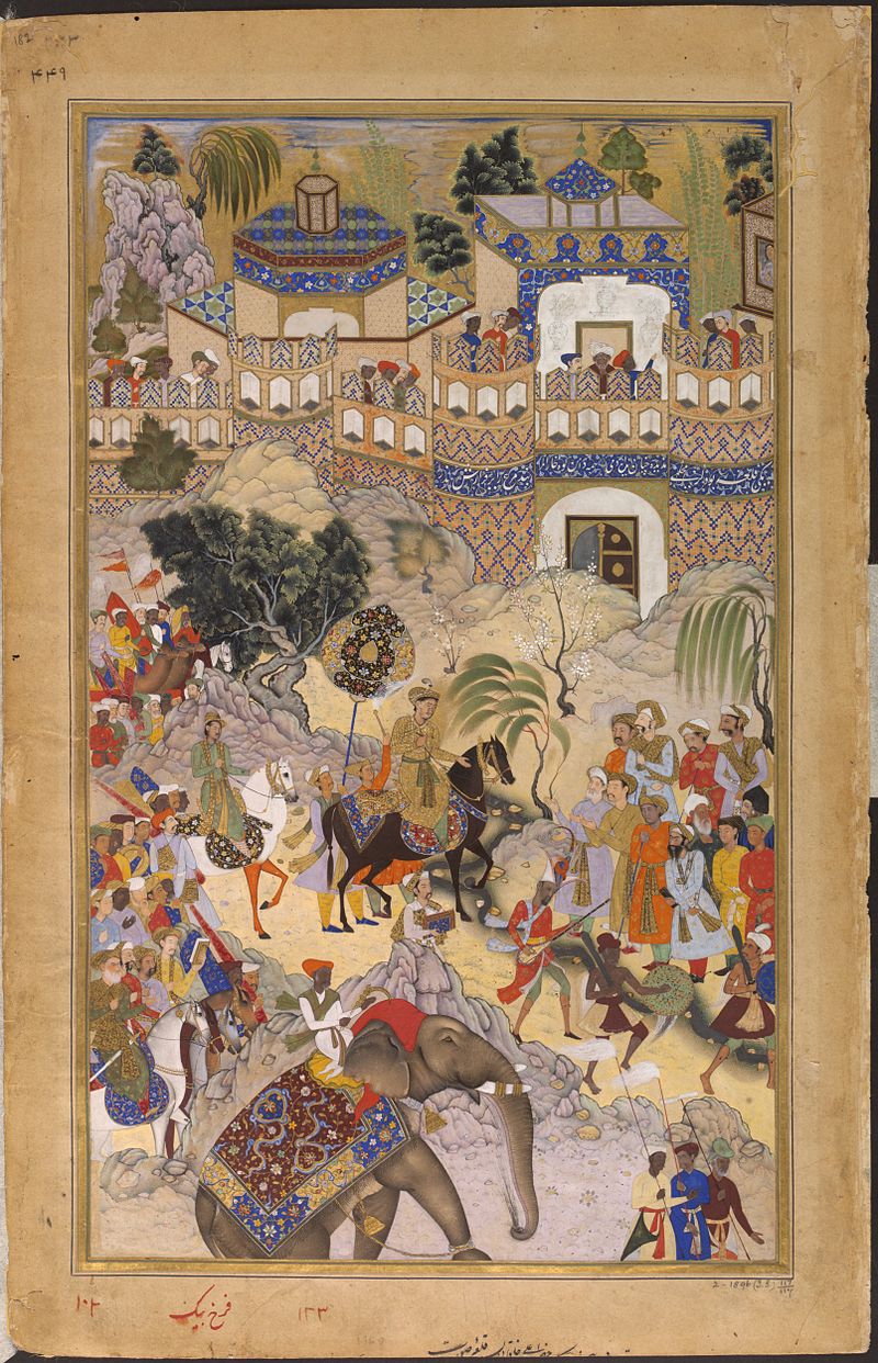 800px-1572-Akbars_triumphal_entry_into_Surat.jpg