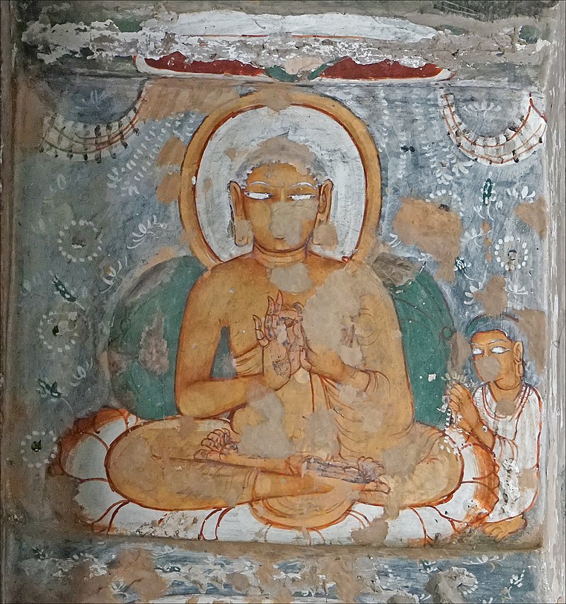 800px-Ajanta_Cave_10_ceiling,_seating_Buddha.jpg