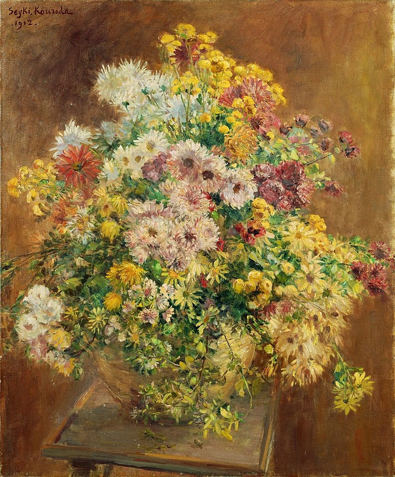 800px-Chrysanthemums_by_Kuroda_Seiki_(Pola_Museum_of_Art).jpg