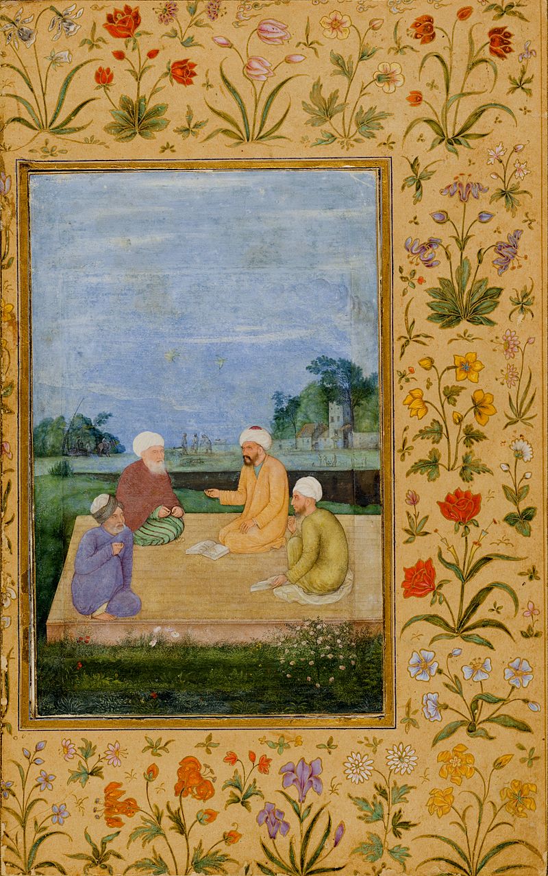 800px-Govardhan._A_Discourse_Between_Muslim_Sages_ca._1630_LACMA (1).jpg