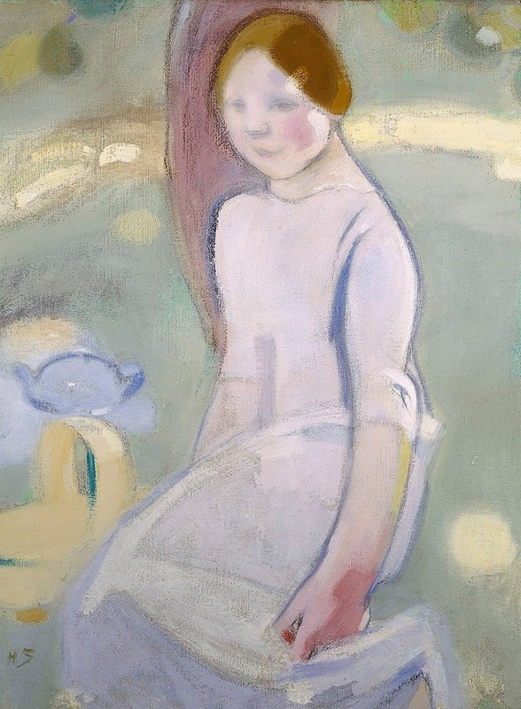 800px-Helene_Schjerfbeck_-_Under_the_Linden_-_A-2005-141а_-_Finnish_National_Gallery.jpg