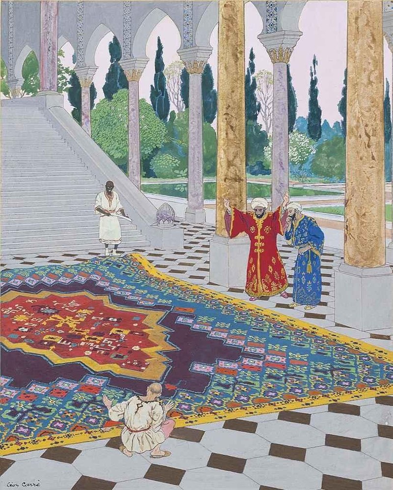 800px-Léon_Carré_-_The_magnificant_carpet.jpg