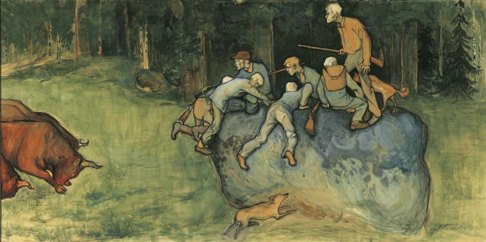 Antti_Favén_-_The_Seven_Brothers_on_top_of_a_Boulder.jpg