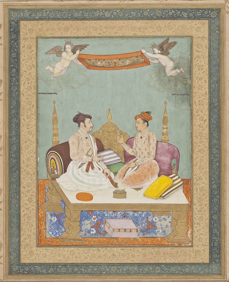 BichitrMaharaja_Jai_Singh_of_Amber_and_Maharaja_Gaj_Singh_of_Marwar,_1630.jpg