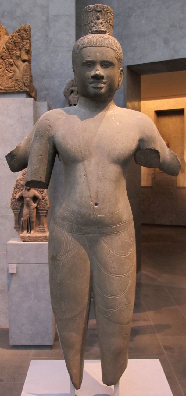Cambogia,_bodhisattva_lokesvara_da_tuol_chi_tep,_stile_di_banteay_srei,_950-975_ca..JPG