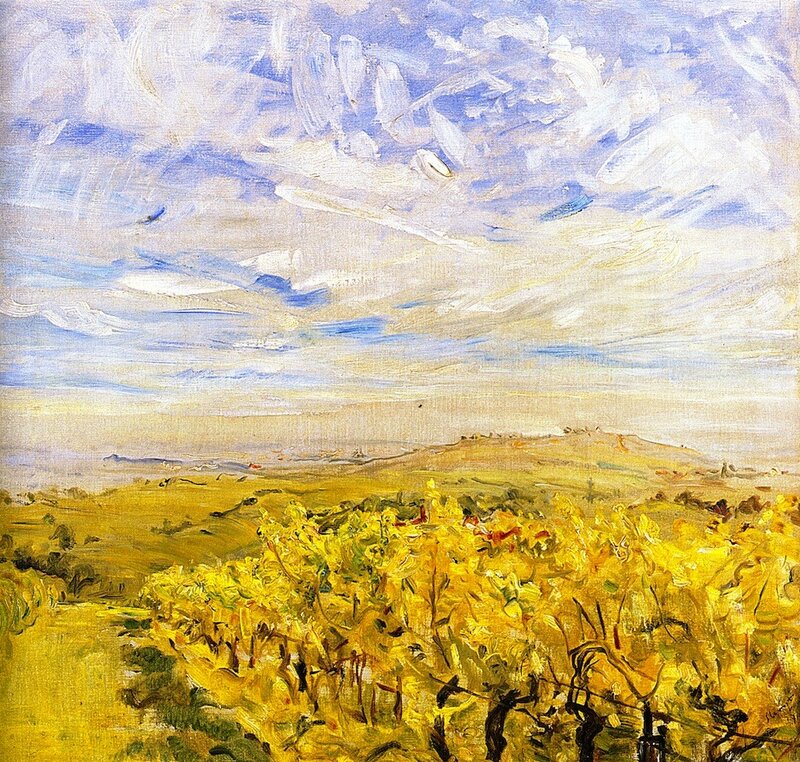 Early Autumn in the Palatinate - Vineyards near Neukastel, 1927.jpg