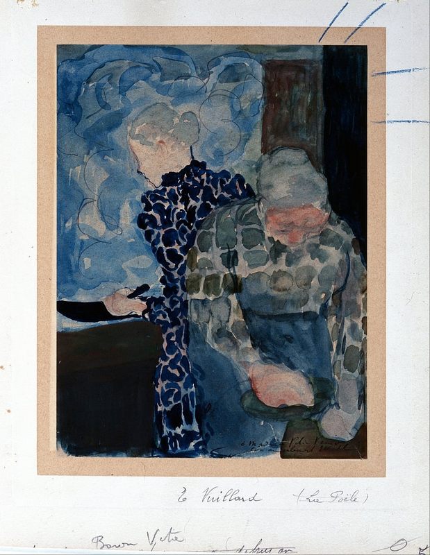 Edouard Vuillard - Deux Femmes dans Interieur - (.jpg
