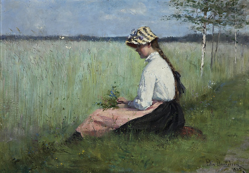 Elin Danielson-Gambogi 1885 Girl in a Meadow.jpg