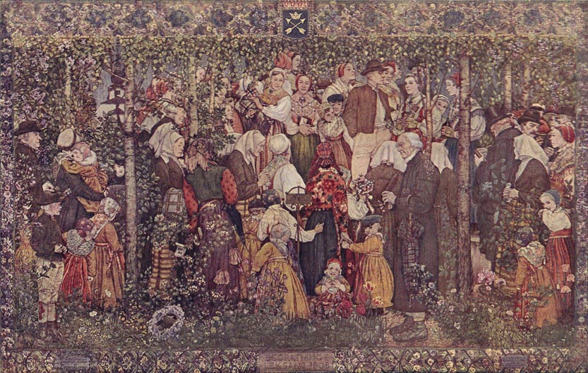 ferdinand&anna boberg-nordiska kompaniet-1908-funeral at leksand,dalecarlia,sweden tapestry.jpg