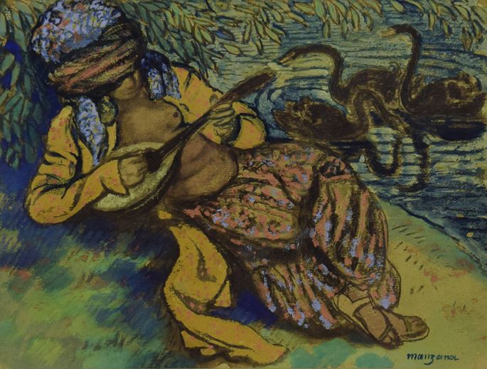 Georges Manzana-Pissarro-L’Orientale à la Mandoline_T637788918877608908.jpg