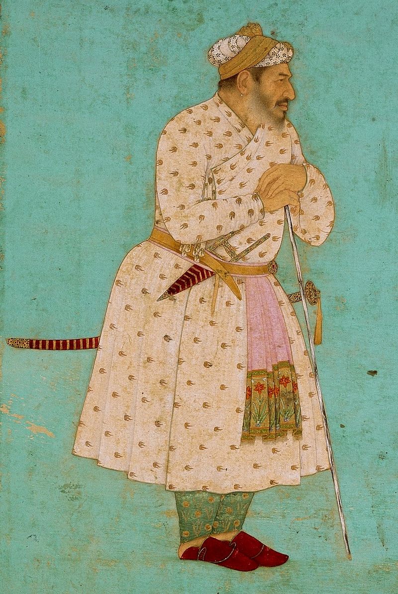 Hashim._Khan_Dawran_in_a_White_and_Gold_Jama_and_Turban,_1650,_.jpg