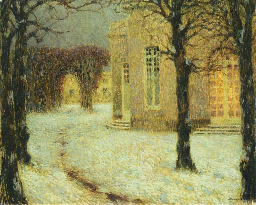 Henri Eugene Augustin Le Sidaner - The Pavilion at Versailles 1912  - (MeisterDrucke-172027).jpg