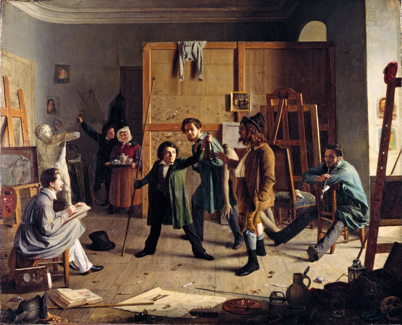 Johann_Peter_Hasenclever,_Atelierszene_1836.jpg