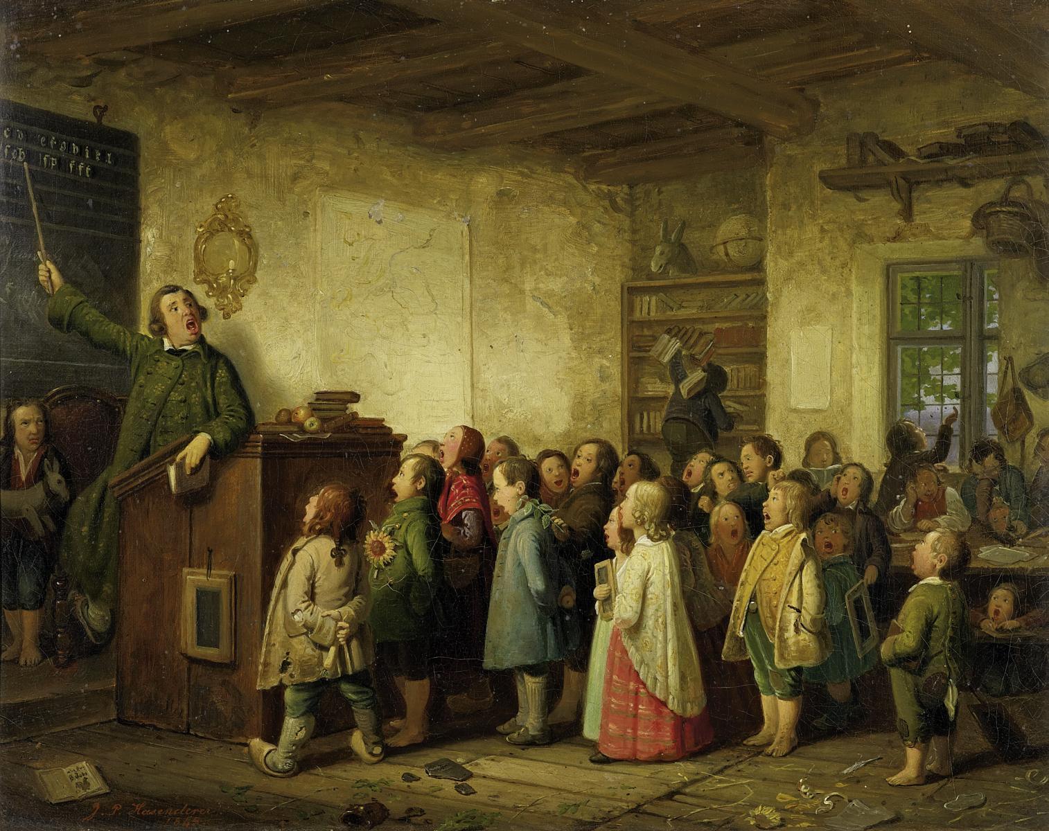 Johann_Peter_Hasenclever_-_Die_Dorfschule.jpg