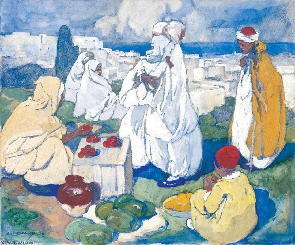 Leon-Cauvy-The-Fruit-Market-above-Algiers г(1).jpg
