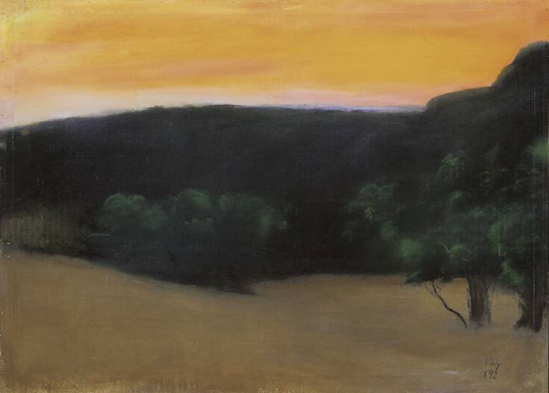 Lesser_Ury_Bewaldeter_Höhenzug_in_Thüringen.jpg