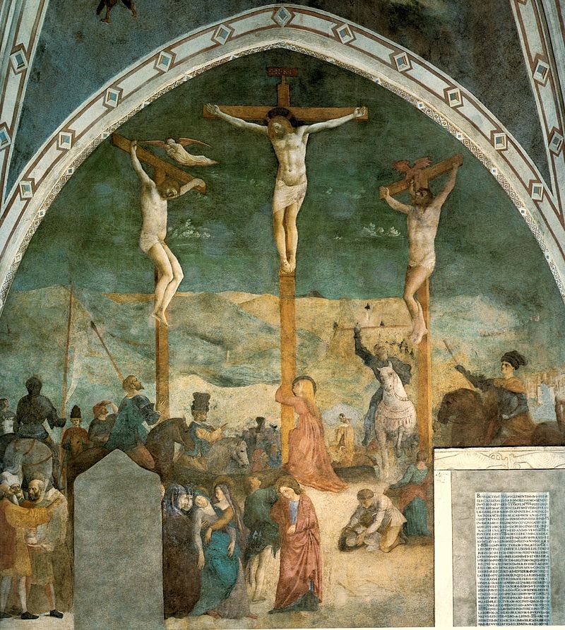 Masolino_and_Masaccio._Crucifixion,_fresco_1428-30._San_Clemente,_Rome.jpg