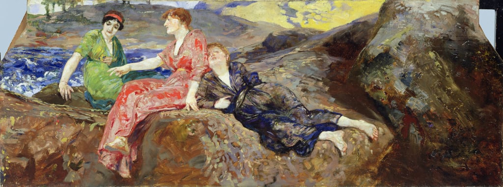 Max Klinger - Girls on the Shore c1884-85  - (MeisterDrucke-38866).jpg