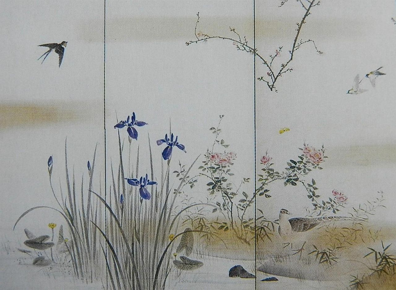 Mori KansaiShiki_kachō-zu_Byōbu_by_Mori_Kansai_03.jpg