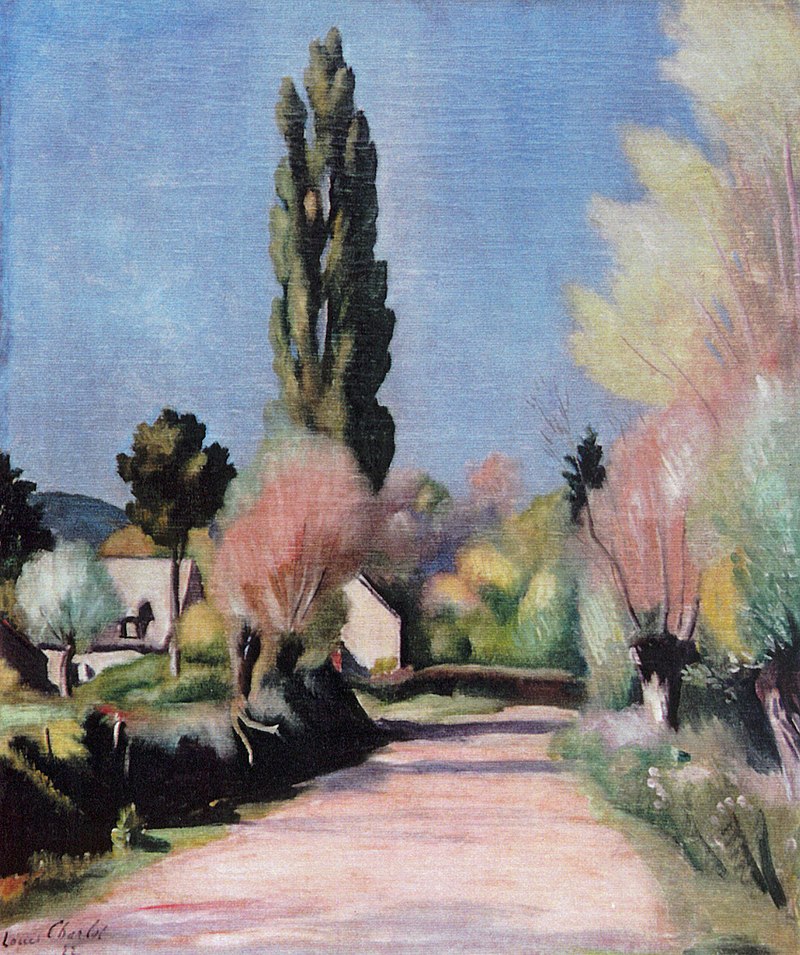 Peuplier,_soleil_d'automne,_1922_(Sommant_Morvan)_-_CP.jpg