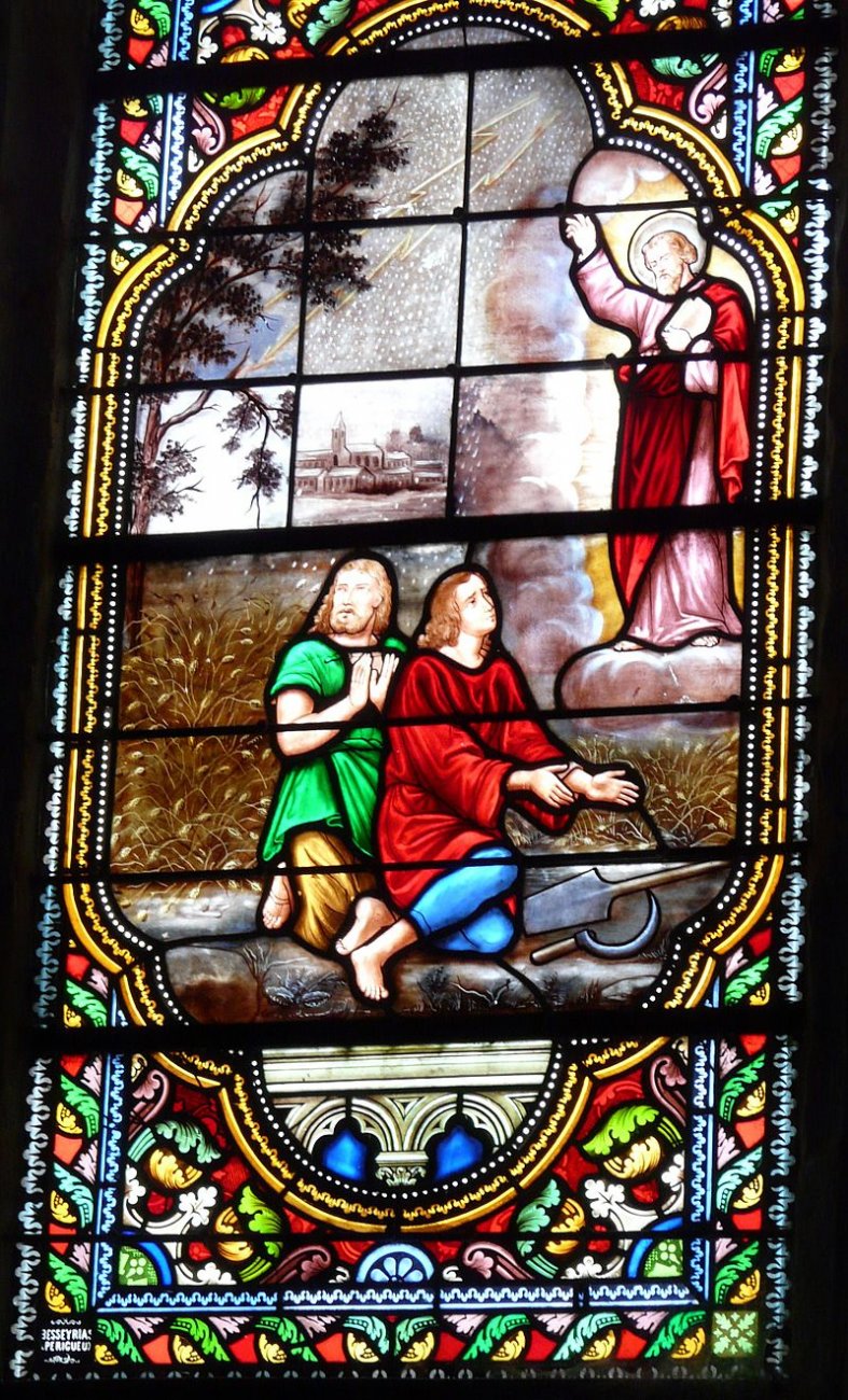 Saint-Léon-sur-l'Isle_église_vitrail_choeur_détail.JPG