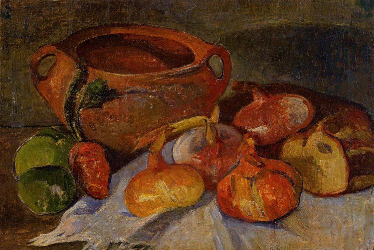 Still Life- Pit, Onions, Bread and Green Apples.jpg