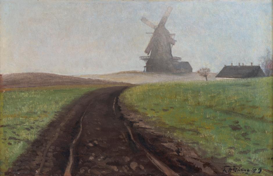 Tåget_landskab_med_Mogenstrup_Mølle_(1889).jpg