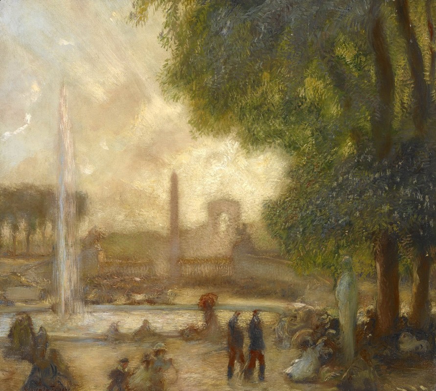 The Pool at Tuileries, 1908п.jpg