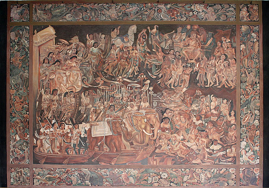 Victory_and_consecration_of_Sinhala,_Albert_Hall_Museum,_Jaipur,_India.jpg