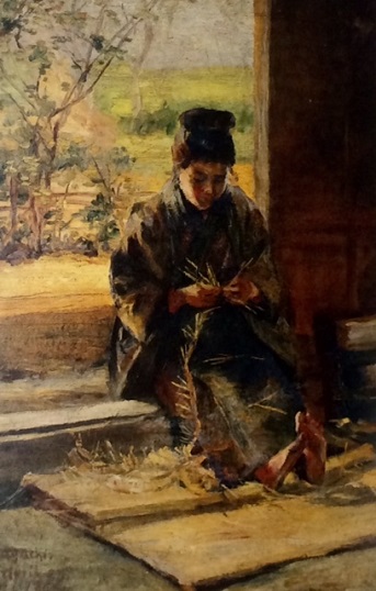 Wada EisakuGirl_Plaiting_Straw_by_Wada_Eisaku.jpg